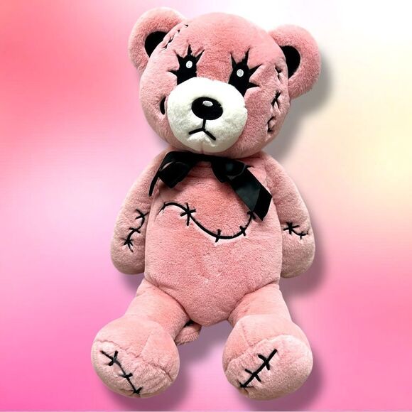 Widow x Dolls Kill oversize plush Emo Teddybear backpack. RARE. Not sold online - Picture 1 of 9